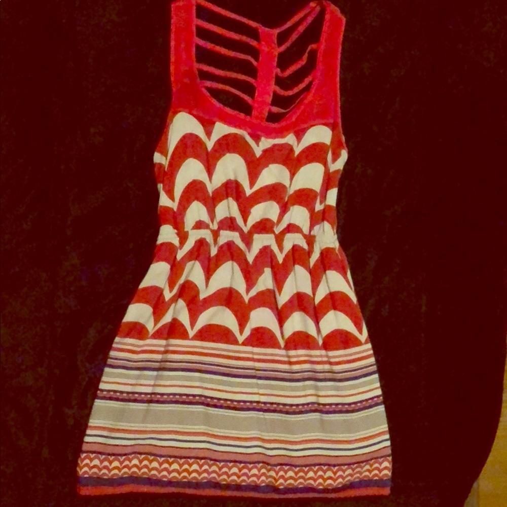 Blue and orange dress/shirt